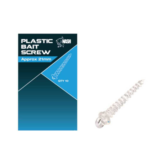 Nash Plastic Bait Screws 21mm