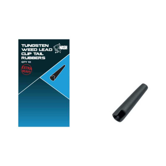 Nash Tungsten Weed Lead Clip Tail Rubber